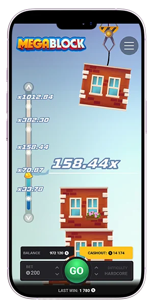 MegaBlock betting game