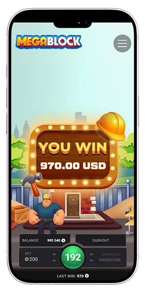 MegaBlock online casino game