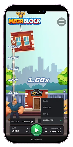 MegaBlock casino game